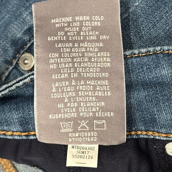 Melissa McCarthy Seven7 Women's Flower Embroidered Distressed Jean Size 14W - Picture 8 of 8